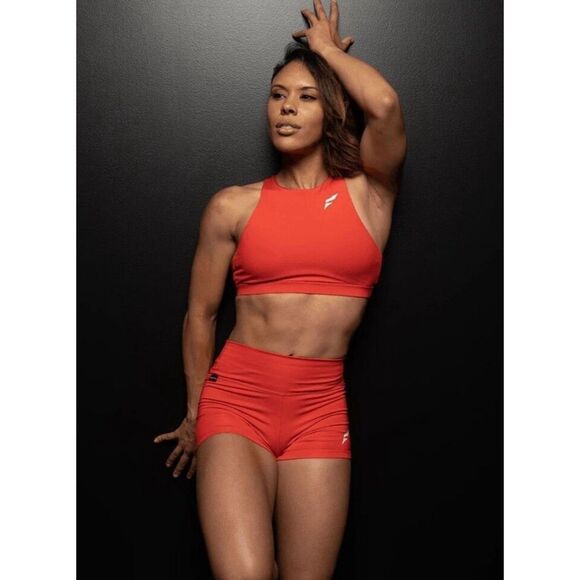 Flag nor Fail women’s Vivid V2 shorts red size small new with tag - Picture 6 of 9